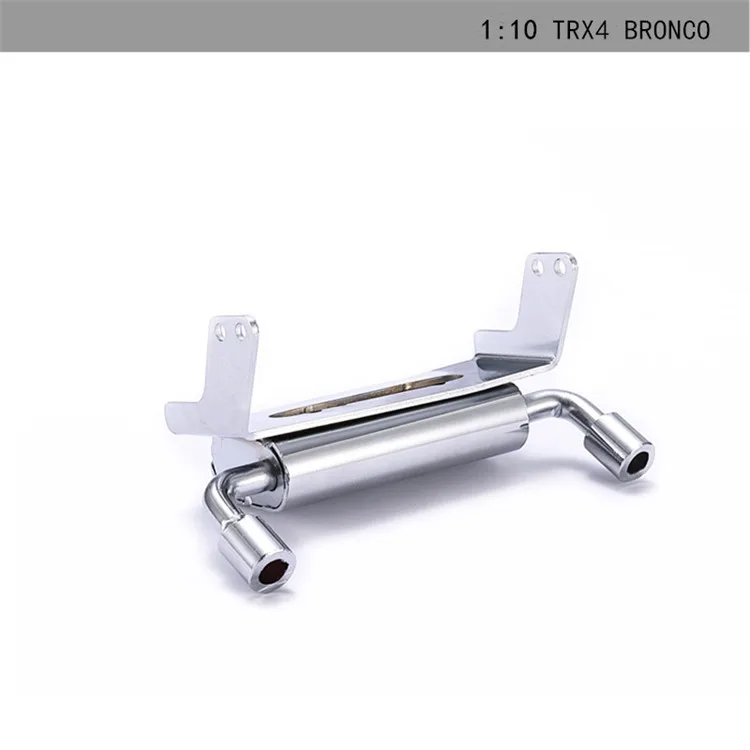 Dla Trax Trx4 92076-4 Bronco Podwójna Rura Metalowa Symulacja Zbiornika Paliwa Metalowa Rura Wydechowa