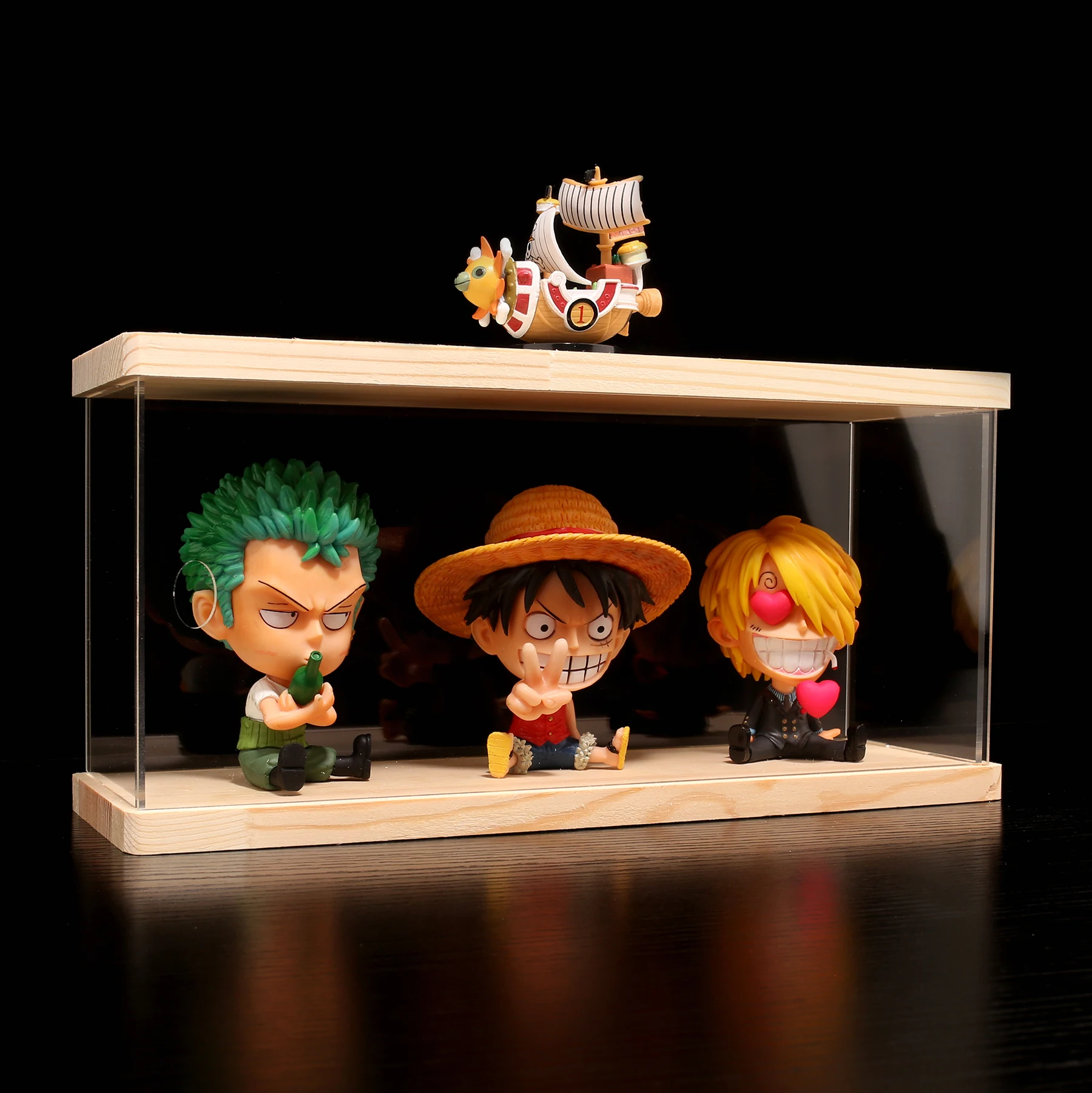 

One Piece complete set of figurines, Luffy, Solon, cute dolls, anime models, car decorations, creative birthday gifts