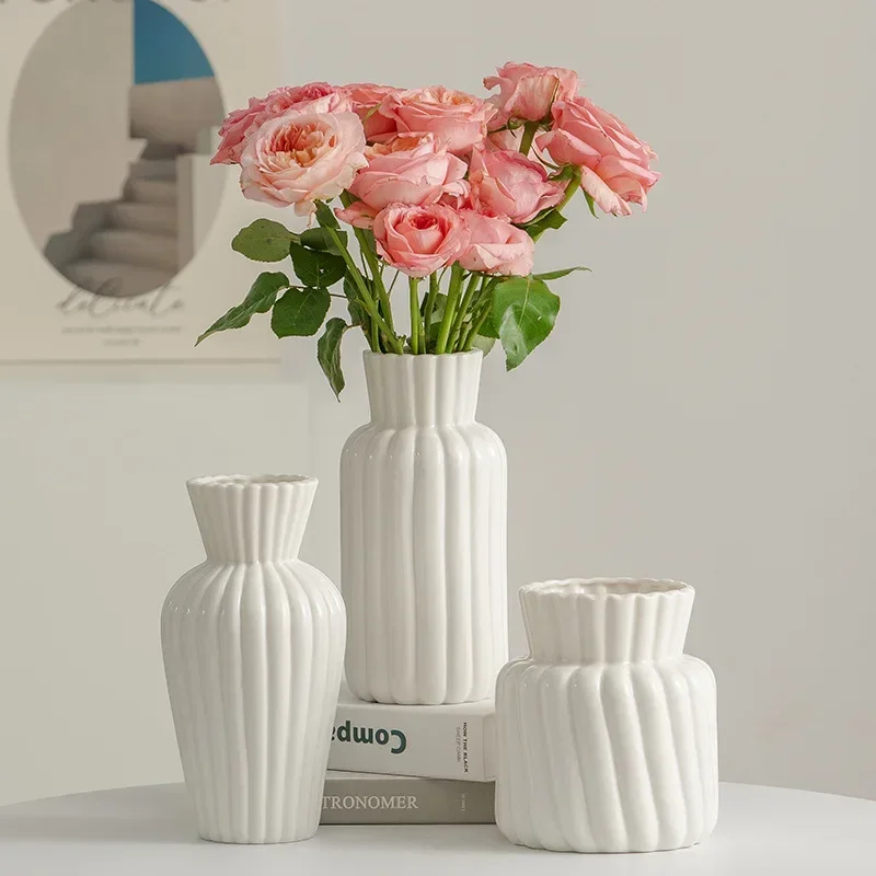 

Ceramic Vases for Home Decor, Modern Room Decor Ornaments, Office Decor, Bedroom Decoration, Desktop Vase, Fashion 2023