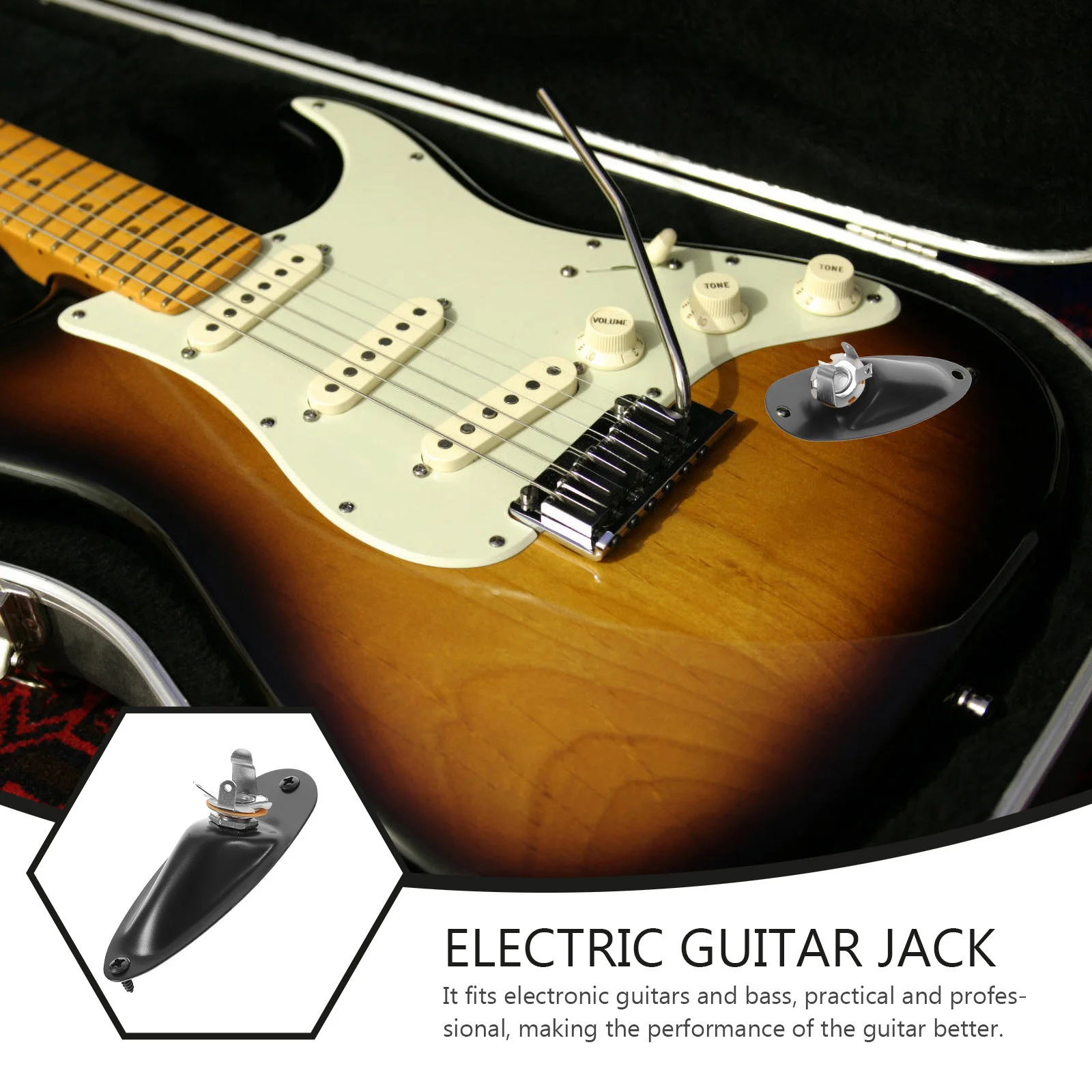 

Socket Plate Oval Input Jacks For Pickup Replacement Pickup Jack Guitar Output Jack Electric Guitar Parts