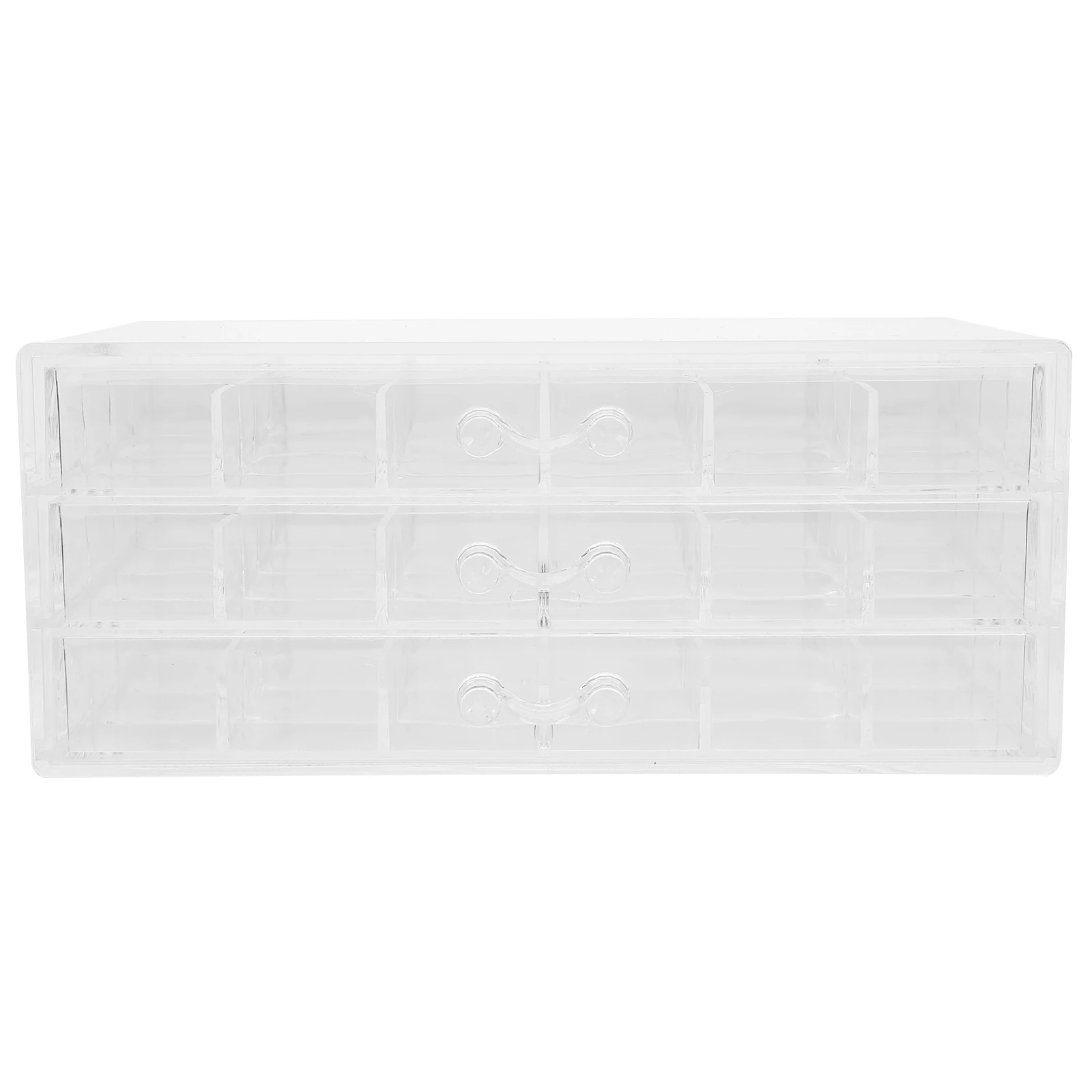 

Акриловый органайзер для ювелирных изделий большой емкости, прозрачный ящик для хранения с несколькими сетками, органайзер для сережек, ящик для хранения бусин, бытовой чехол