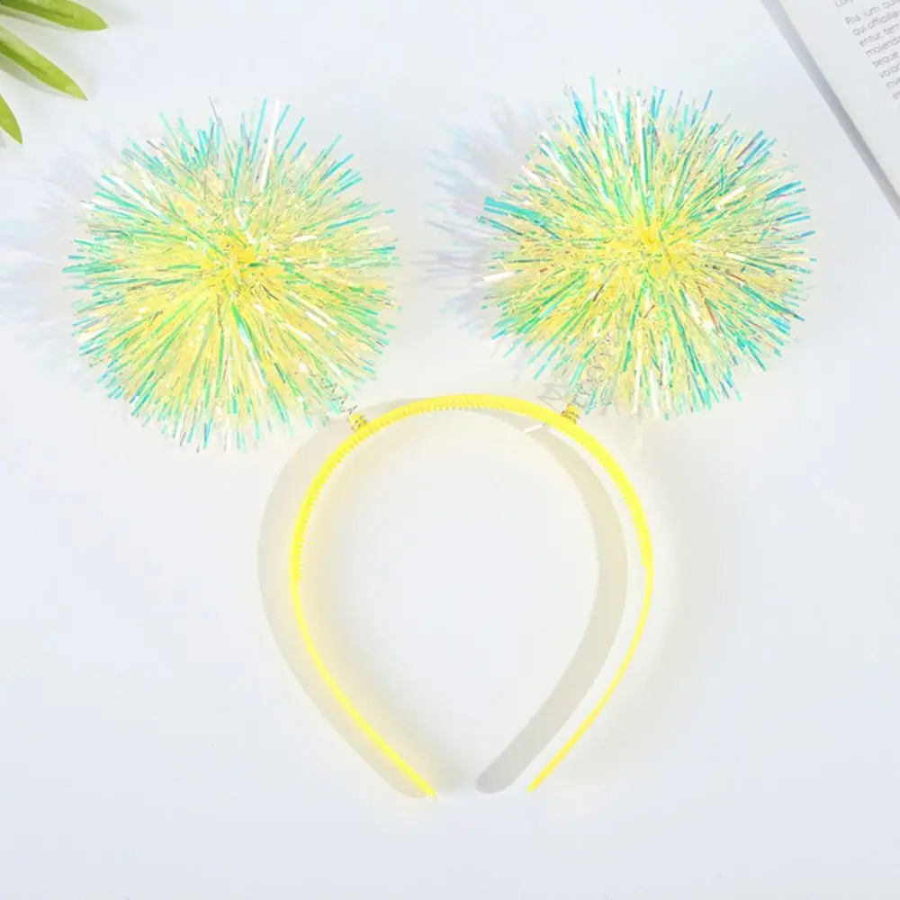 العصرية بلينغ بوم بوم عقال لطيف جلتر بهرج عقال ملون Pompom الكرة عقال النساء الفتيات الوردي