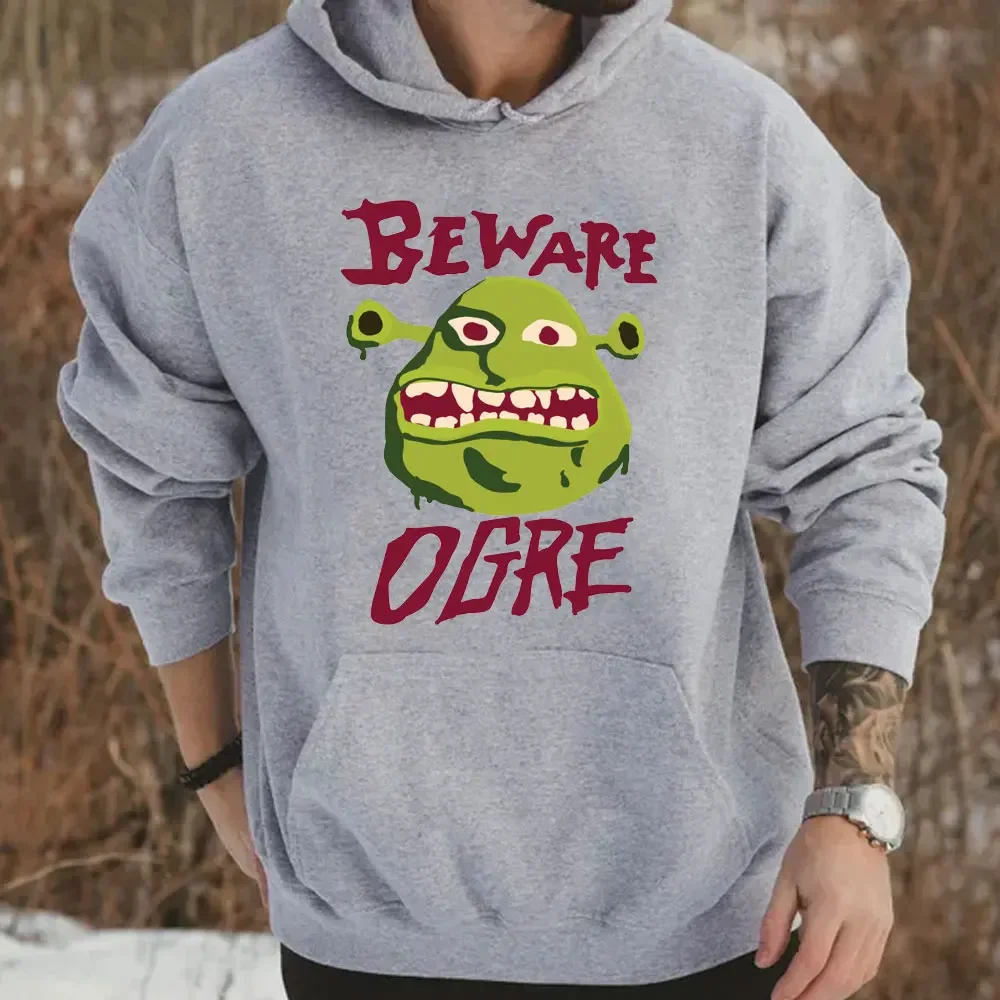 Shreks Is Love Shrekk1 Is Life Hoodies Long Sleeve Autumn Mens Sweatshirt with Hooded Male Comfortable Fleece Clothing Pullovers