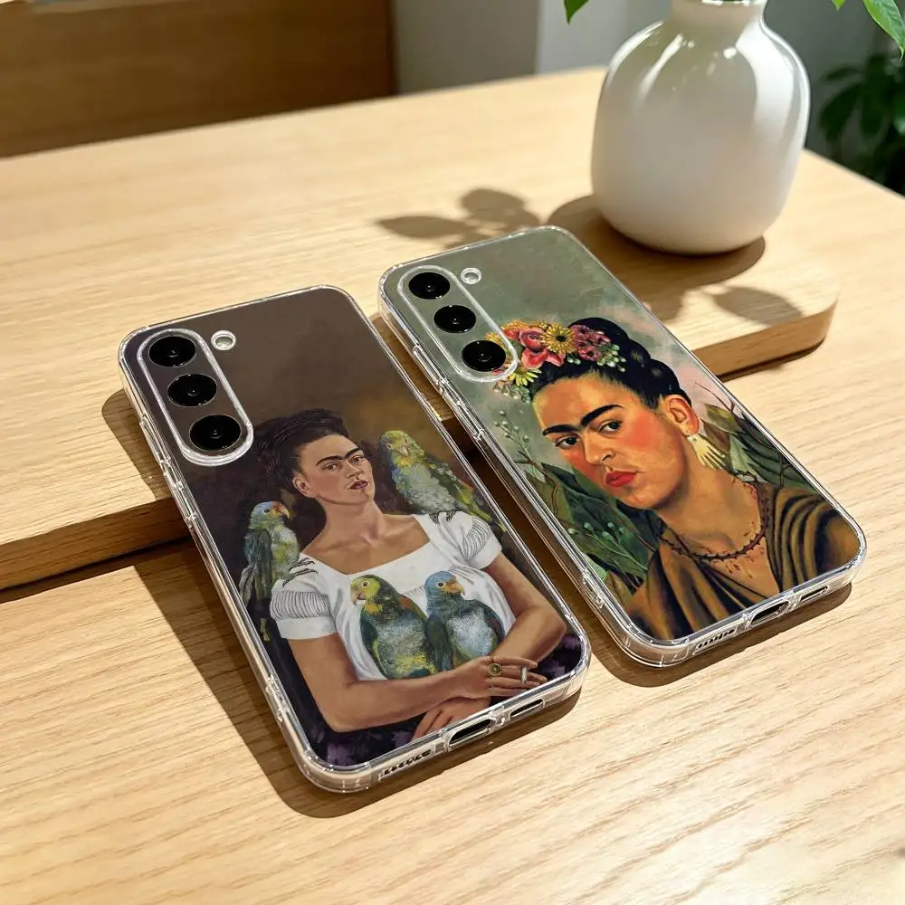 Art F-Fridas K-Kahlo Fashion Phone Case For Samsung Galaxy A91,80,73,72 ,71,53,52,32 ,31,22,21s,20,Transparent Case