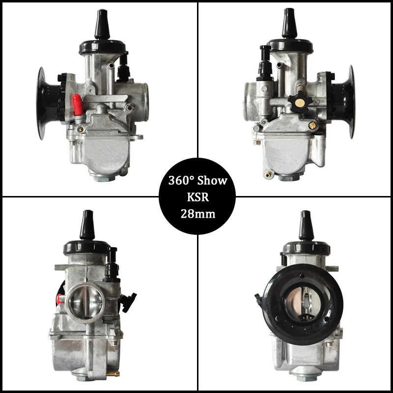 KSR 28 EVO Racing Carburetor KSR 28 28mm Evolution Kit EVO Carb for KR 150 NSR 150CC Motorcycle Modification