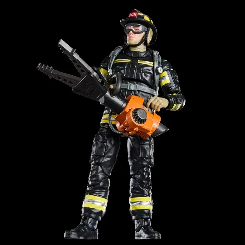 新品オリジナル ハズブロ G.I. ジョー クラシファイド シリーズ レガシー コレクション - サーチ＆レスキュー 消防士 アクションフィギュア オリジナル トイズ モデル