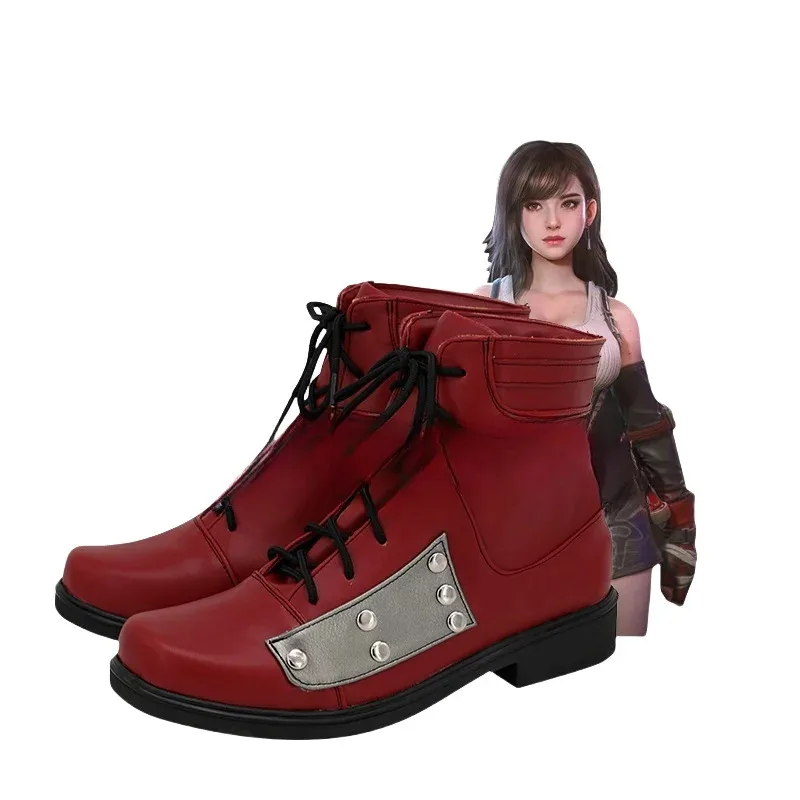 qq34game-final-fantasy-7-tifa-scarpe-cosplay-stivali-puntelli-festa-di-halloween-gioco-di-ruolo-custom-made-aksesori