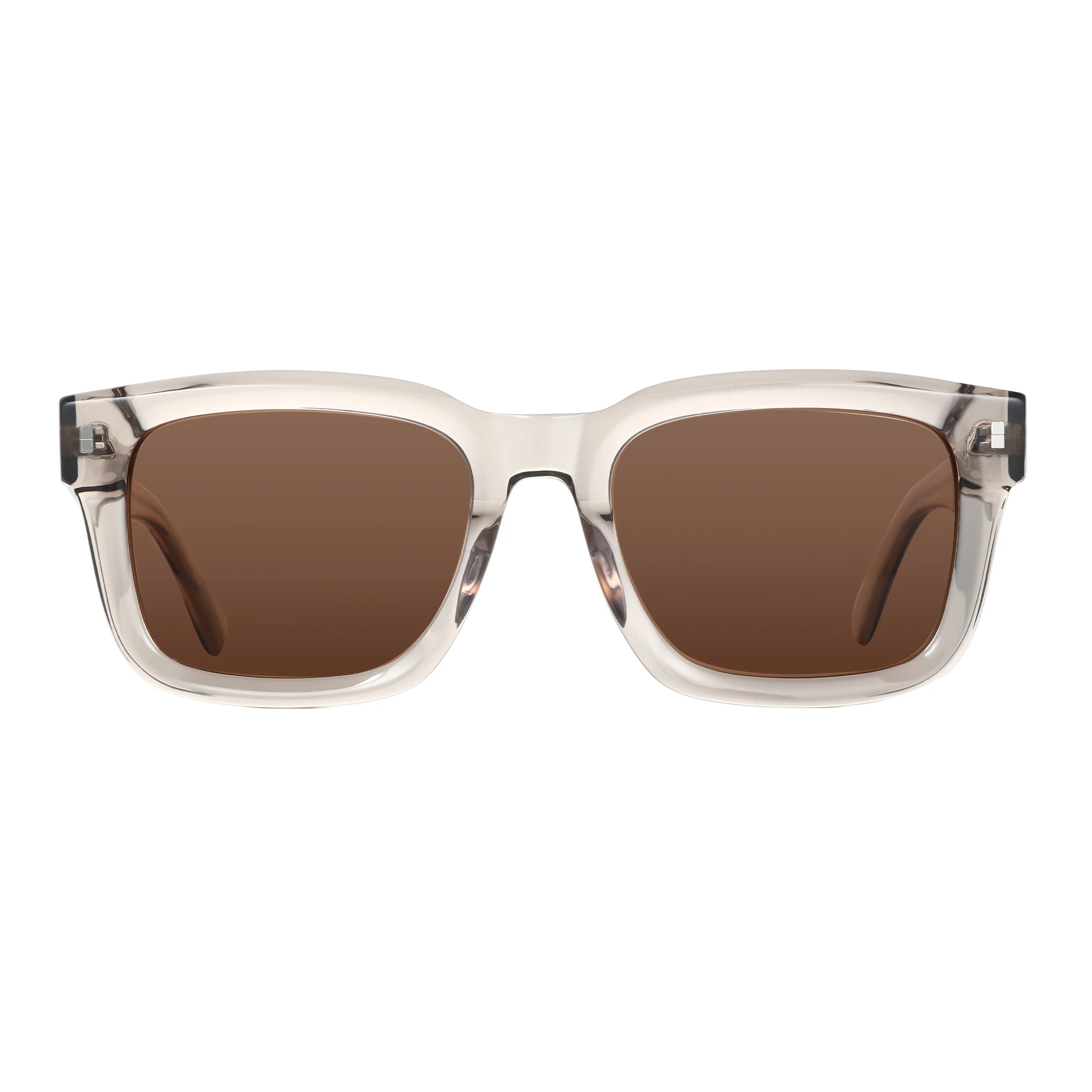 ZENOTTIC Handmade Acetate Polarized Sunglasses Trend Square Sun Glasses Fashion Patchwork Shades