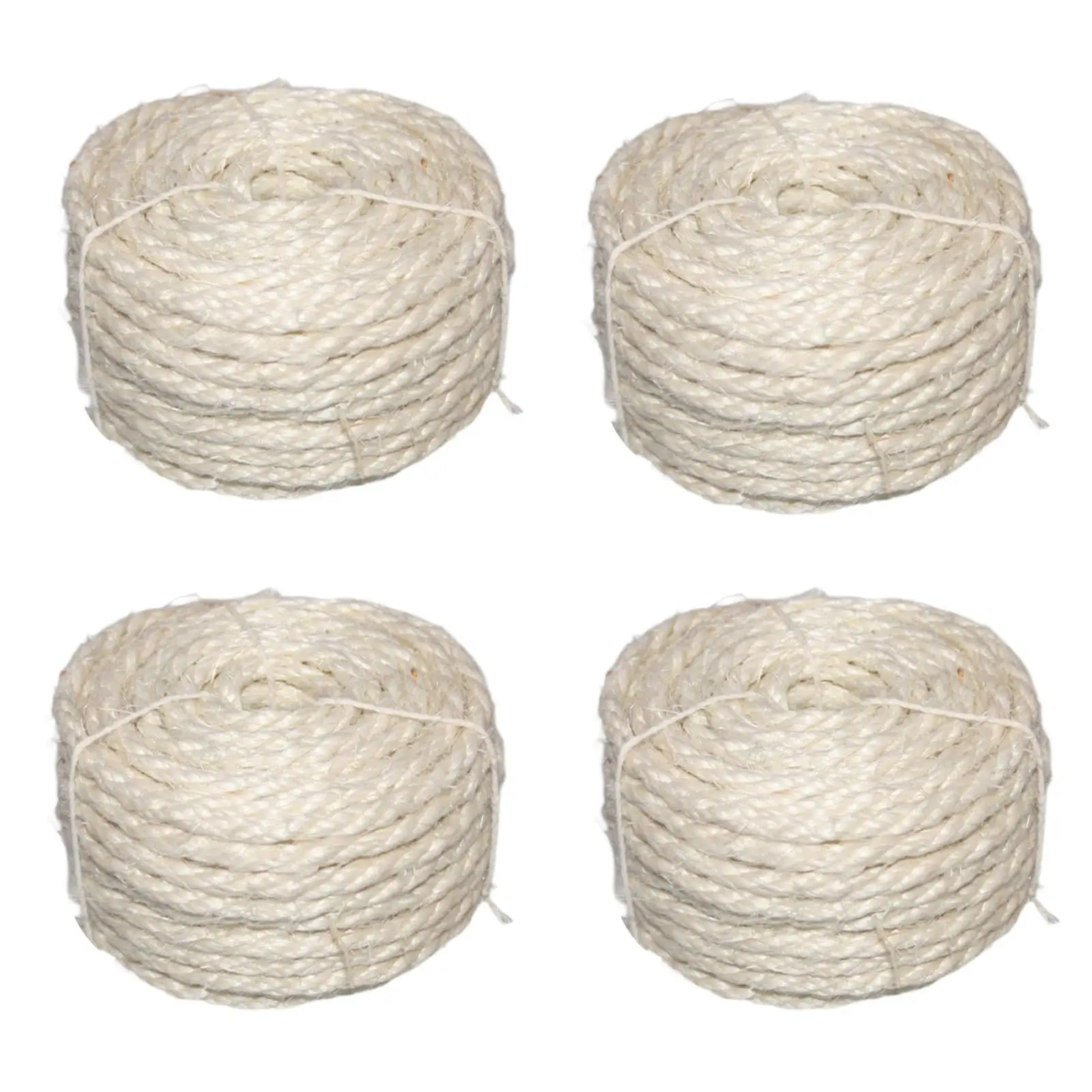 Cat Scratch Post Twisted Sisal Rope DIY Handmade Interactive Toy Furniture Protector Pet Cord Wrapping Twine Rope Hemp Rope