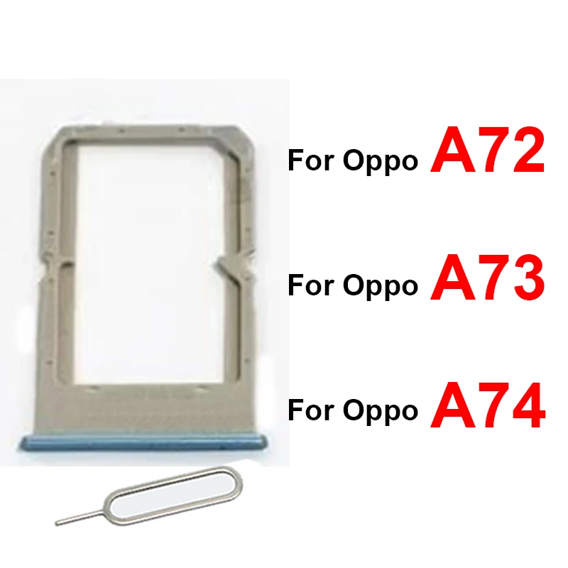 SD Card Slot Reader Adapter For OPPO A72 A73 A74 4G 5G (2020) Sim Card Tray Holder Replacement Repair Parts