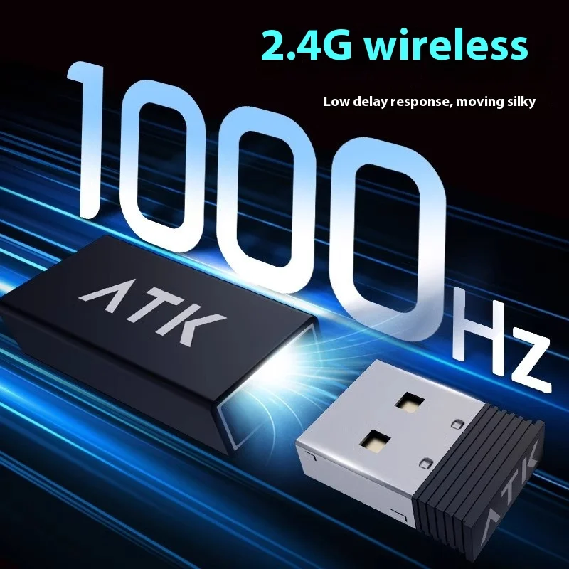 The Atk Nano 1k Receiver Is Suitable For The Liekong X1/F1/Z1/Dragonfly A9 Ultra Series Mice