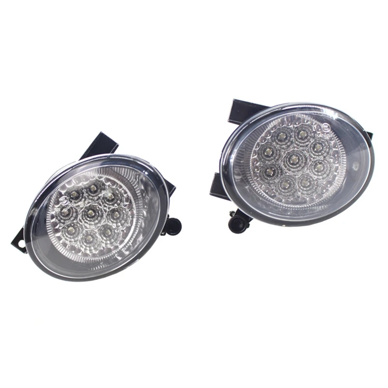 1 Pair Front 9 LED Fog Lamp Fog Lights For-Golf 6 Jetta 6 Caddy Touran Tiguan 5K0941699 5K0941700