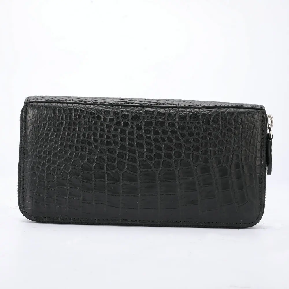 2024 New Designer Luxury Belly Crocodile Leather Men Wallets Business Genuine Leather Clutch Bag Matte Lage Capacity Wallet 45