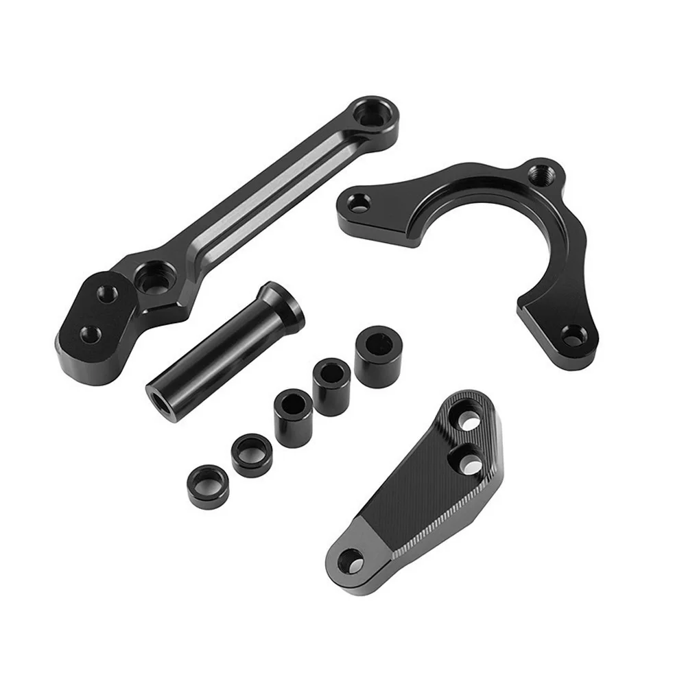 Kit staffa ammortizzatore di sterzo regolabile in alluminio CNC per motocicli per Kawasaki Z900 Z 900 2017-2018