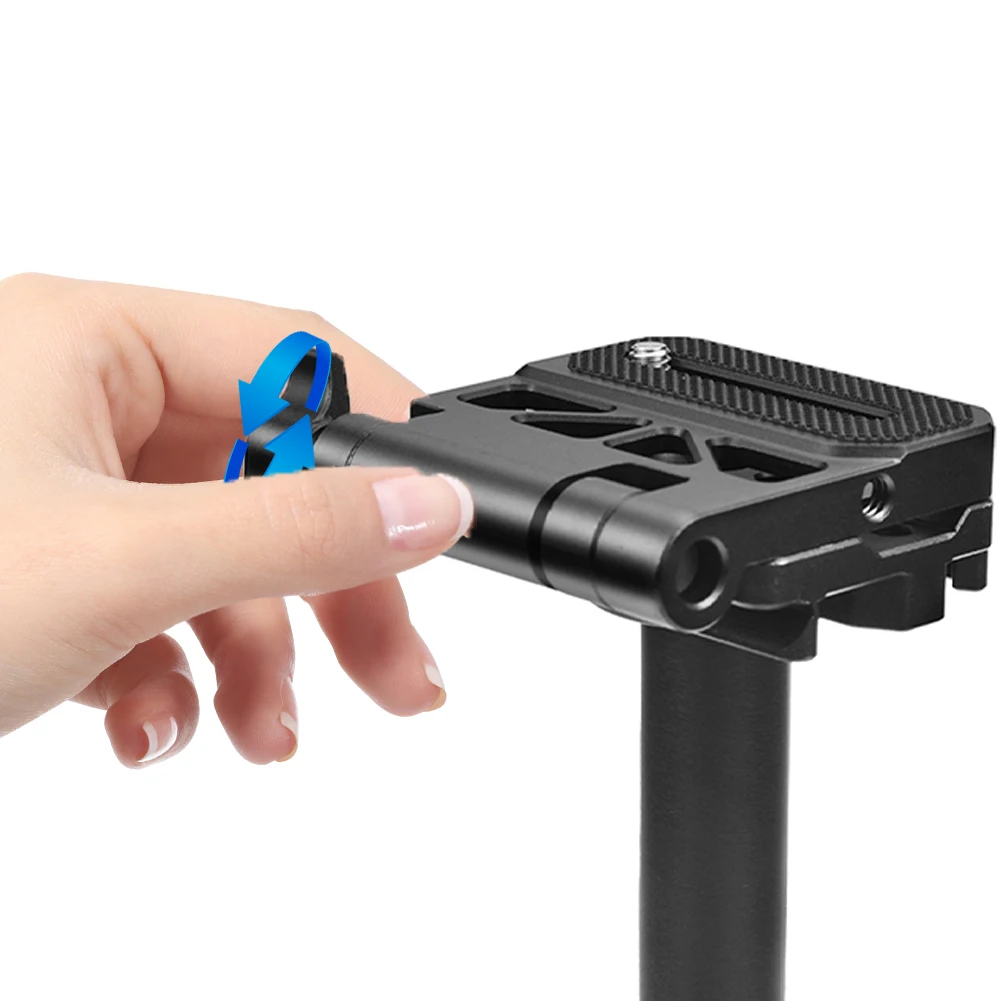 

Aluminum Alloy Horizontal Vertical Shooting Board Folding L-Shaped Quick Release Baseplate Camera L Bracket for DJI Ronin SC2
