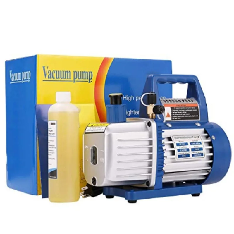 High quality automatic anti-backflow air conditioner refrigeration single/double vacuum pump