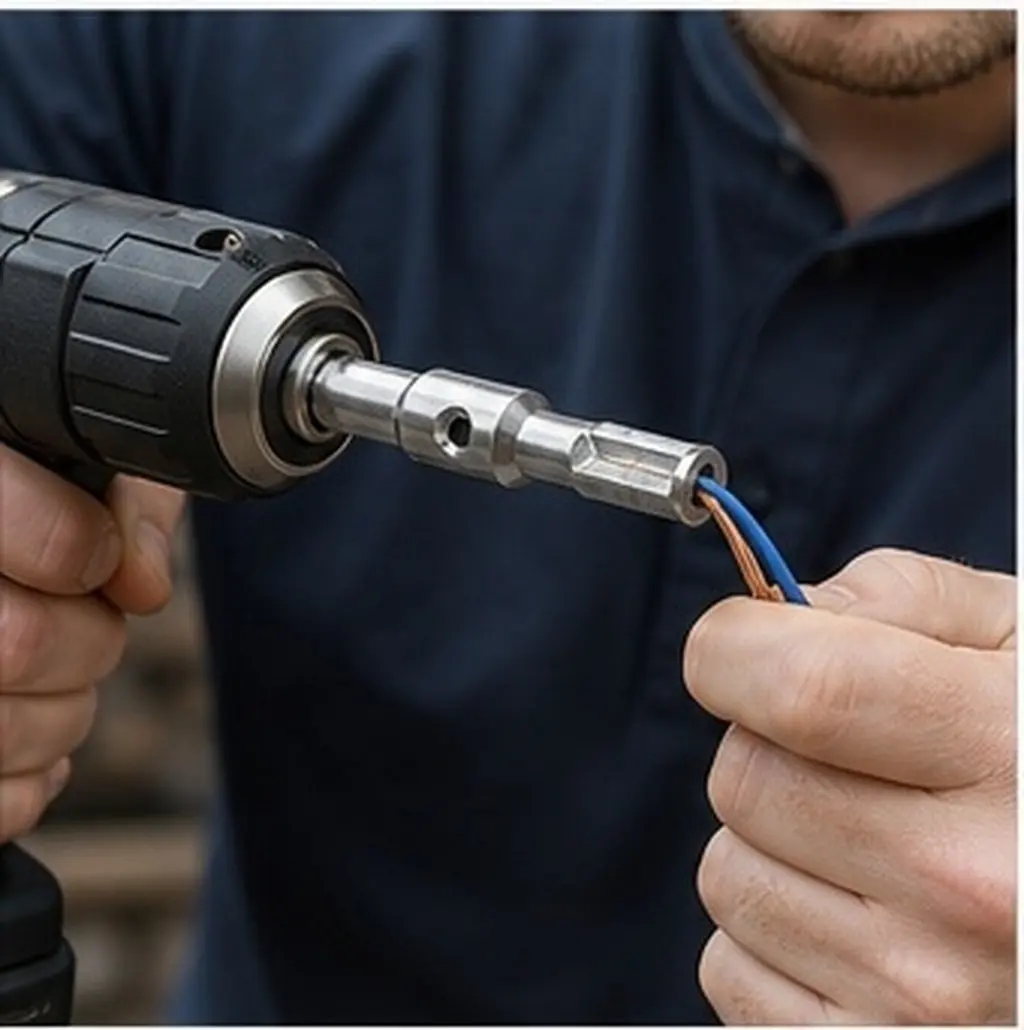 3Pcs Electrician Wire Twisting Tool Set Quick Connector Power Tool Stripper Twisting Wire Terminal Cable Accessories