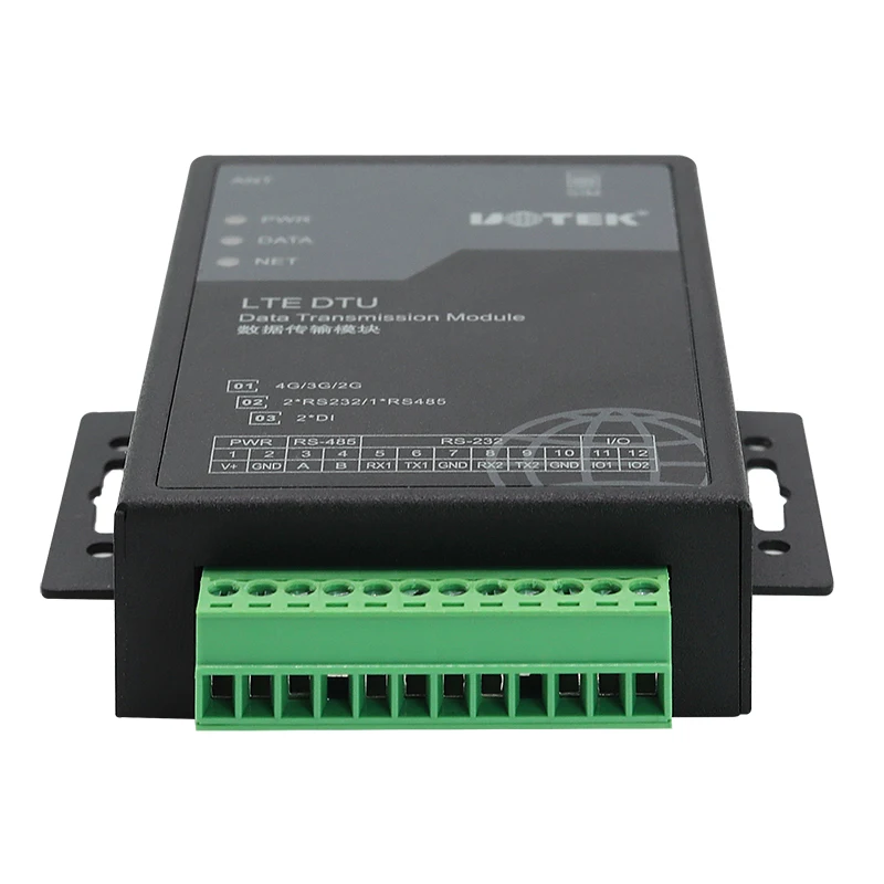 

Модуль передачи данных UOTEK LTE DTU Промышленный дизайн чипа Защита IP30 Модуль передачи данных D9701-FS