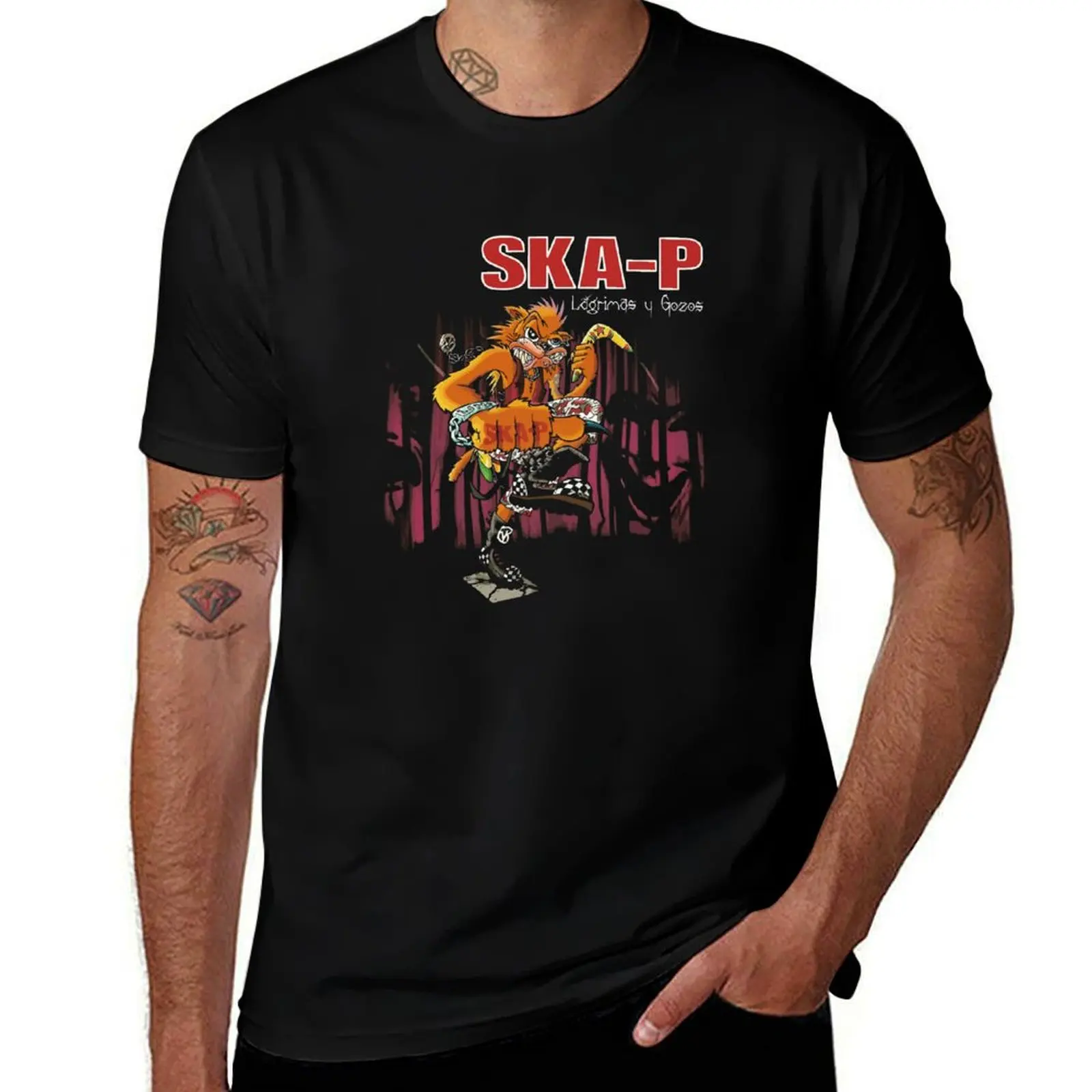 

Ska-P Lagrimas Y Gozos T-Shirt t shirts for man graphic tees t shirts for man cotton funny T-Shirt