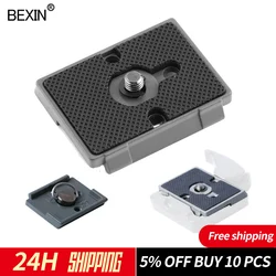 Bexin323 camera plate tripod plate 200pl-14 clamp mount plate quick release adapter for manfrotto 200pl dslr camera compatible