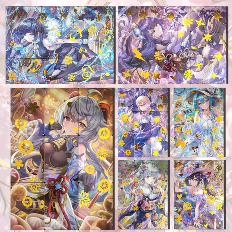 Goddess Story Earthly journeys Puzzle cards Yae Miko Kamisato Ayaka Raiden Shogun Paimon Keqing boy Toy collection Birthday gift