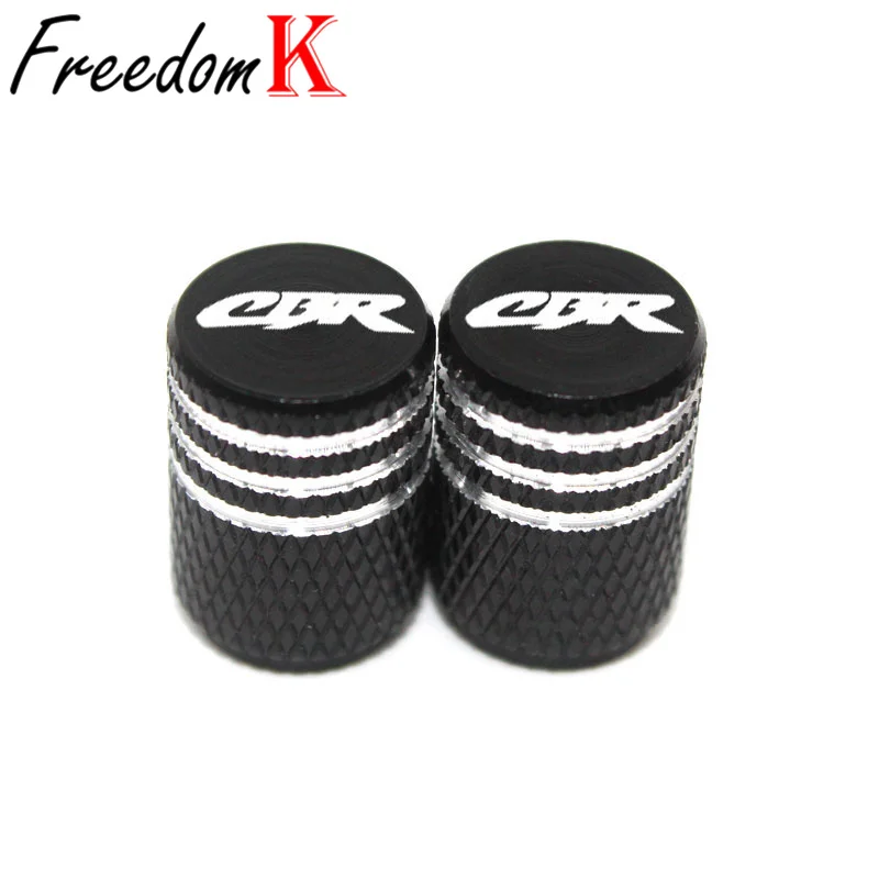 오토바이 휠 타이어 밸브 스템 캡, CNC 밀폐 커버, 혼다 CBR 125R 600 F4i 650F 650R 1100XX 1000F cbr 600 954 1000 RR용