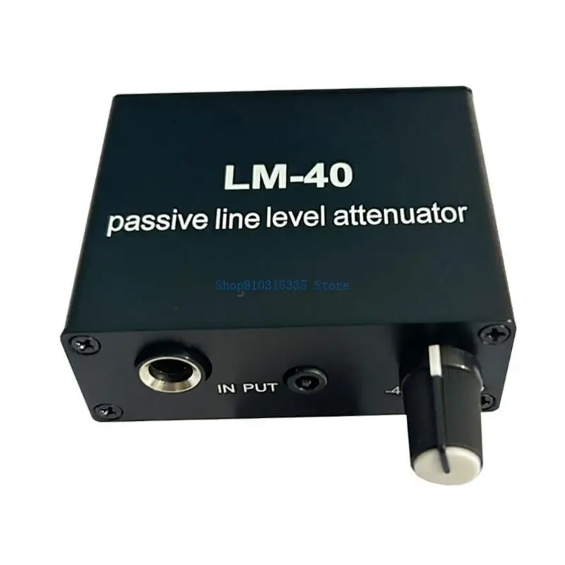Passive Line Levels Attenuator Microphone Electric Guitar Highly Low Levels Converter for Output Sound Card