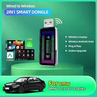 2in1 Wireless CarPlay Android Auto Wireless Smart Dongle Mini Box Plug And Play For For BMW 1 2 3 5 6 7 8 Series E46 E90 F10 F11