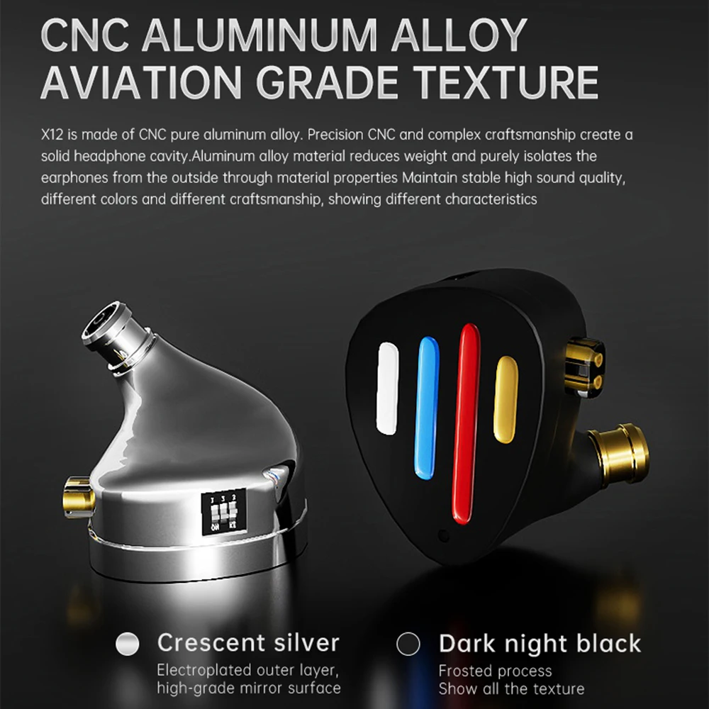 ND X12 سماعة مراقبة داخل الأذن ، IEMS الرائدة ، 10 + سائق ديناميكي ، 5BA HIFI ، سماعات أذن ، قابلة للتعديل مع كابل قابل للفصل ، جديدة