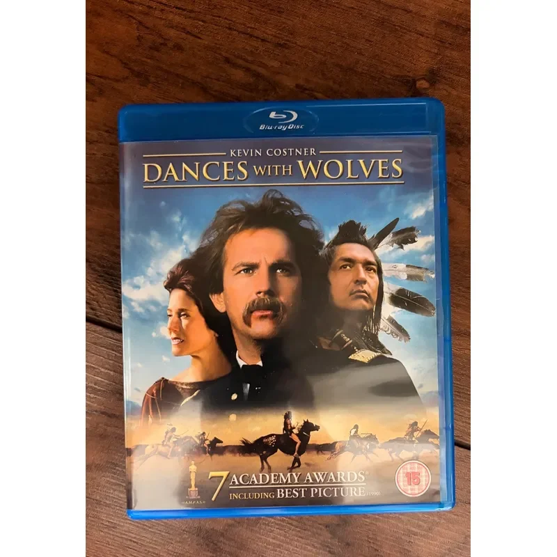 Dances with Wolves Movie Blu-ray Disc BD Unpacking Glue Box