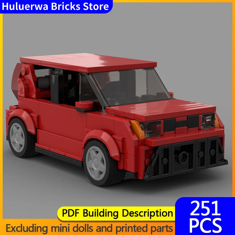 

Модель скоростного гоночного автомобиля MOC, строительные кирпичи, семейный эконом, автомобиль, модульная технология, детские праздничные подарки, сборка игрушек, костюм