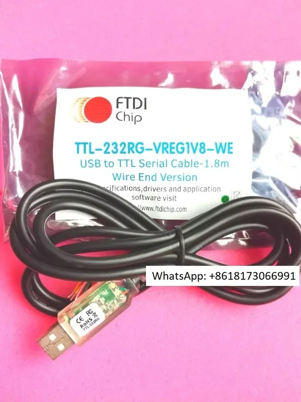 

TTL-232RG-VREG1V8-WE USB to UART ire End,1.8V, No LE
