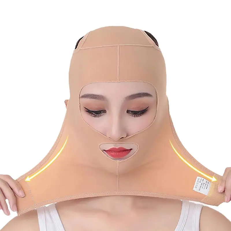 Face Slimming Double Chin Reducer, Bandagem Facial Máscara Reafirmante, Face Shaping Tape, V-Line Strap