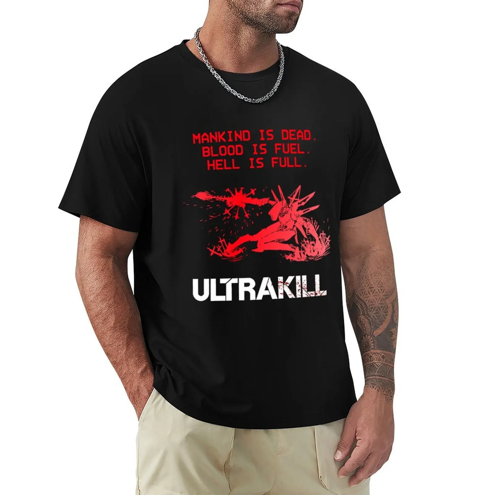 

Hell is Kill T-Shirt Personalized t-shirt Anime t-shirt customs cute clothes t shirt men 100℅ cotton