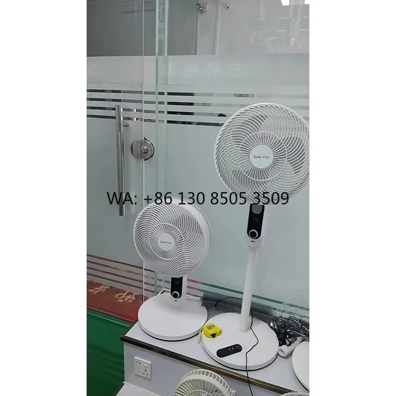 

14 Inch Multi-Function Mosquito Indoor Outdoor 30W High Efficiency Solar Standing Pedestal Fan with Solar Panel