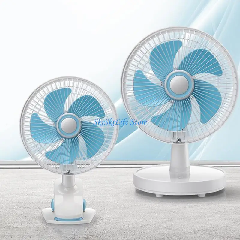 E65E Fan 9 pulgadas Estudiante Estudiante Dormitorio Silencio- Asuntos en casa Cerrica escritorio pequeña Ventilador 3