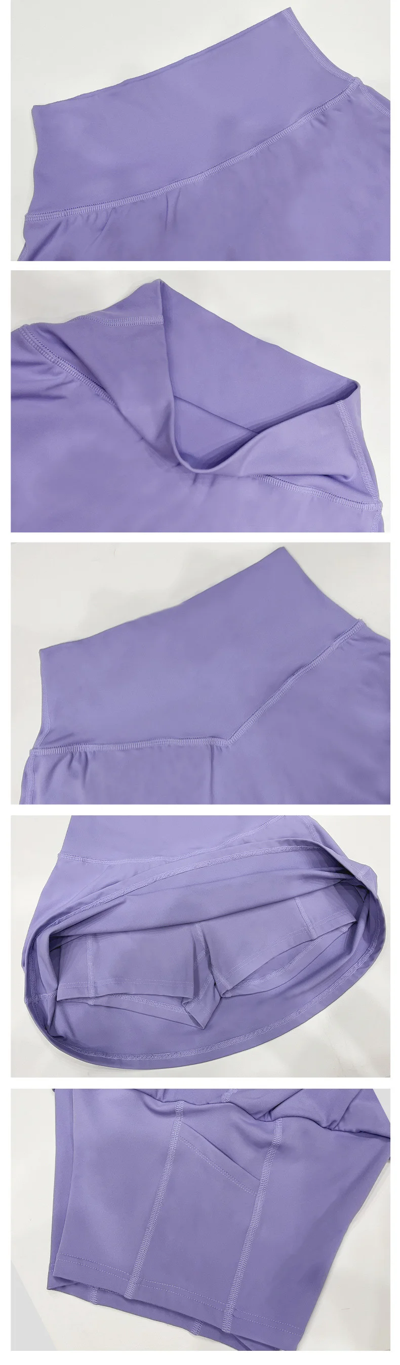 Tennis Skirt Set Fitness Running Tight Yoga Suit Set Breathable Pocket Sports Clothes Wholesale Customization Logo