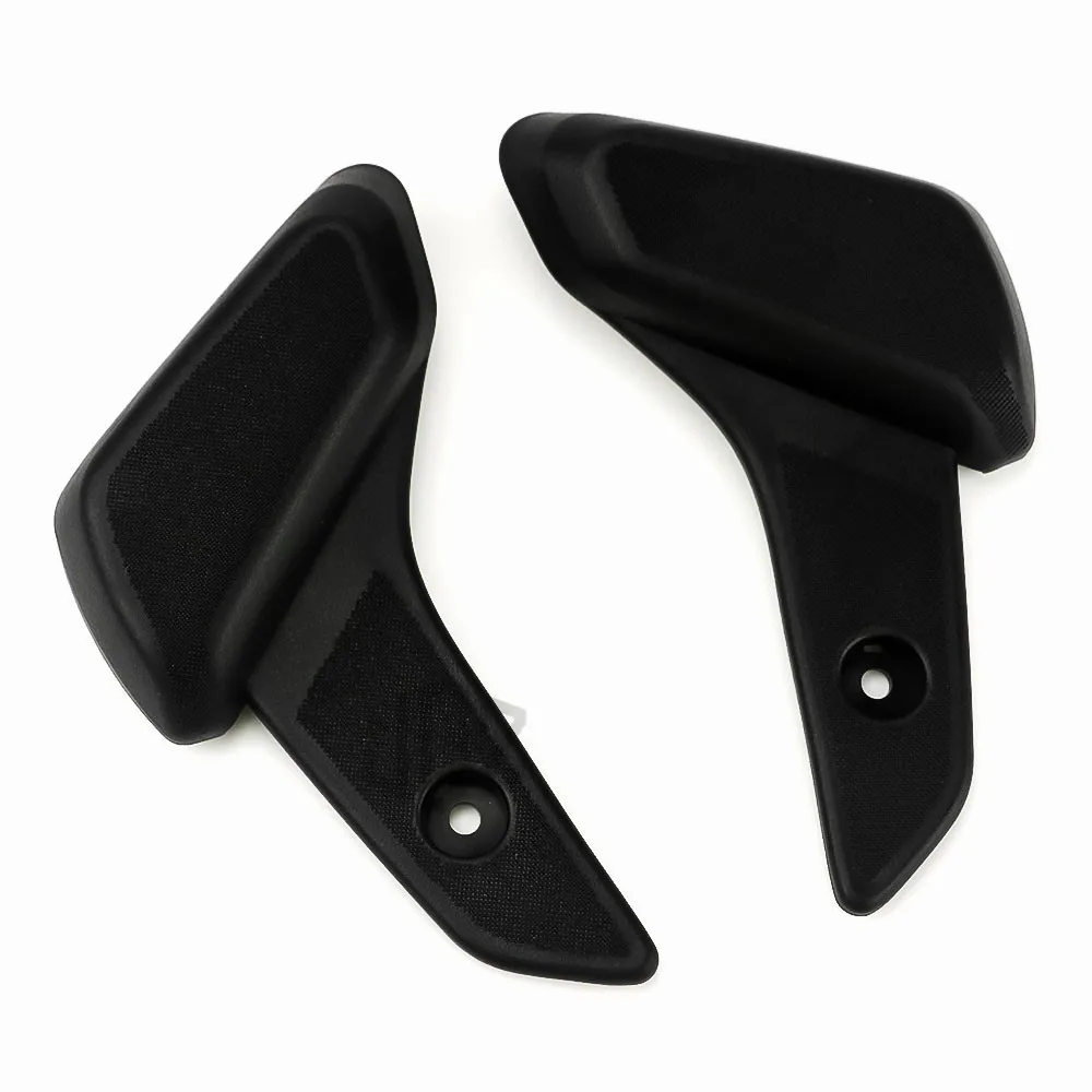 Motorcycle Plastic Rear Passenger Footpad Foot Steps Pedal Rests Cover Pad for VESPA SRPINT PRIMAVERA 150 Accessories Pair Black
