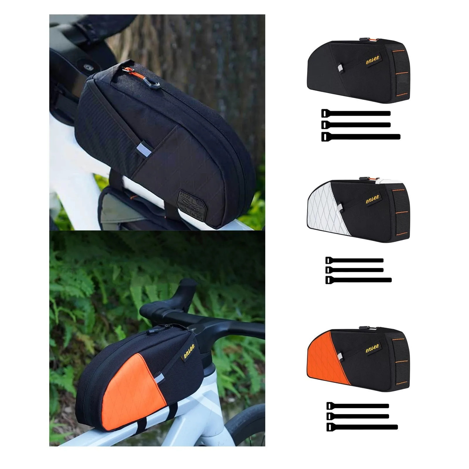 

Сумка для хранения рамы велосипеда Сумка для велосипедной трубки Контейнер Многоразовая велосипедная упаковка на молнии