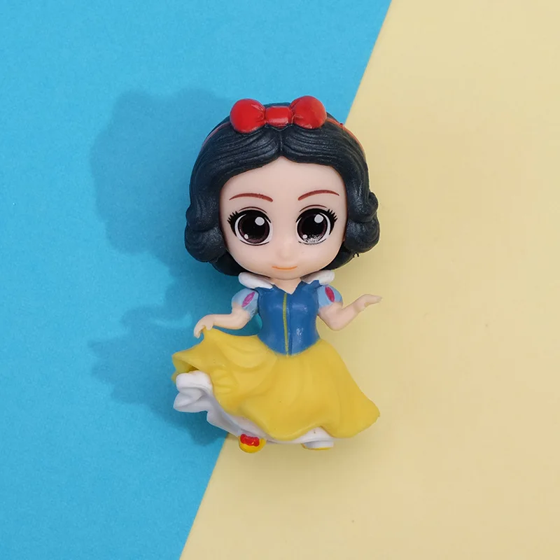 Disney Princess Anime śnieżnobiała Ariel Cinderella roszpunka Belle figurka/ozdoba wisiorek do torby zabawka dla dzieci
