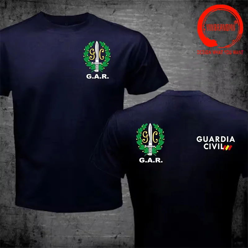 España Guardia Civil G.A.R. Operaciones Especiales T Shirt Men Fashion Summer Spain Military Army Tee Shirt Mens Tshirt Camiseta