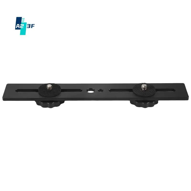 

A23F-8 Inch Dual Flash Camera Mount Tripod Bracket With 1/4 Screw For 3D Stereoscopic Photography DSLR Camera Accessories