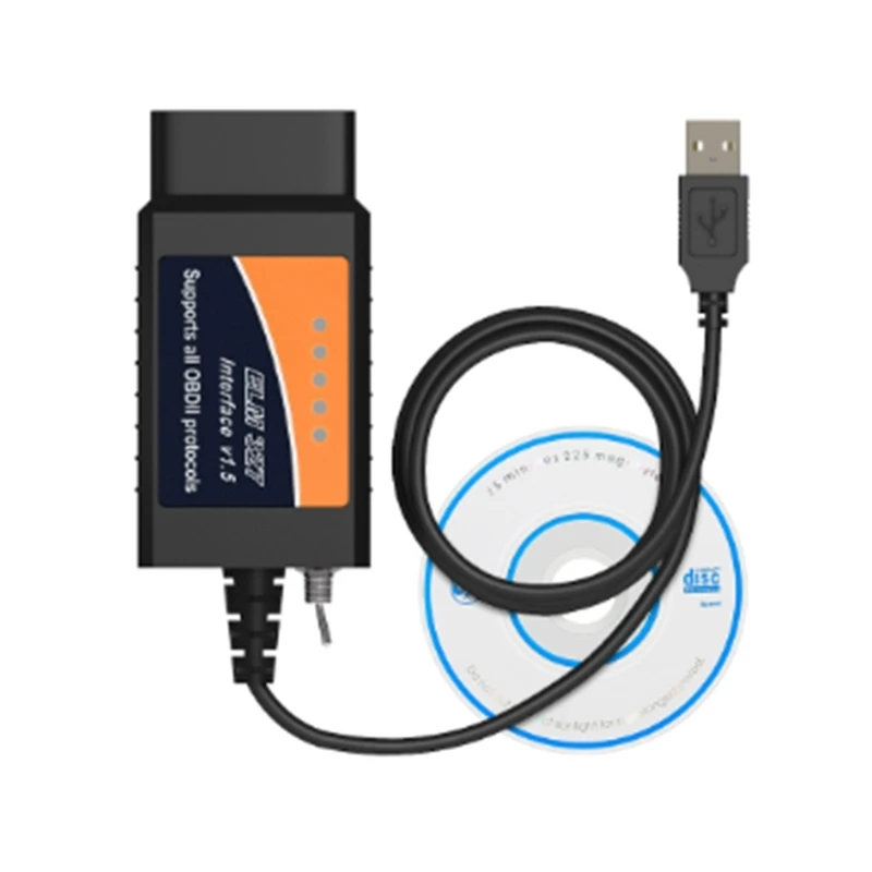 

Elm 327 USB FORScan OBD2 адаптер для автомобилей Lin-coln Ma-zda Mer-cury серии Dropship