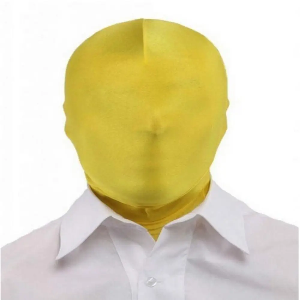 1pcs Solid Color Unisex Nylon Full Face Mask Hood Role Play Costume Kit Masquerade Cosplay Clubwear Toys Headgear