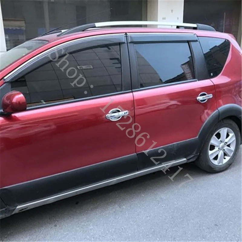 Car styling Fit For  2005-2010 Nissan Versa Tiida Latio ABS Chrome Door Handle Bowl Door handle Protective covering Cover Trim