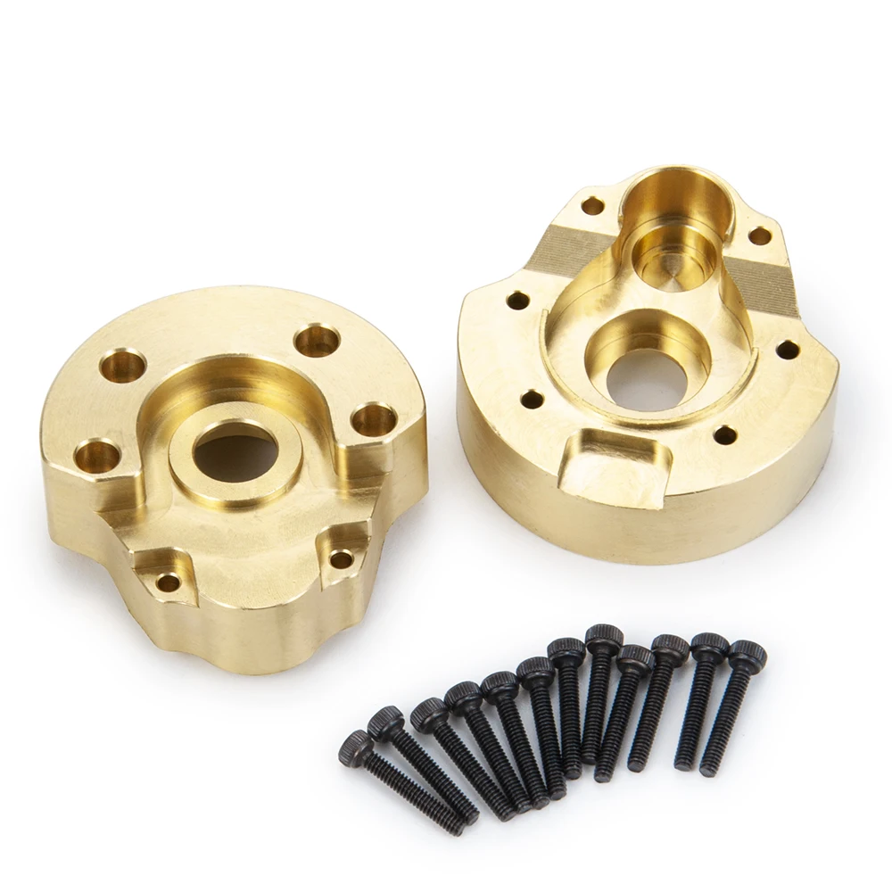AXSPEED Heavy Brass Counterweight Portal Drive Housing Steering Knuckle Bearing for Redcat Gen8 1/10 RC Crawler Car Parts - Image 5