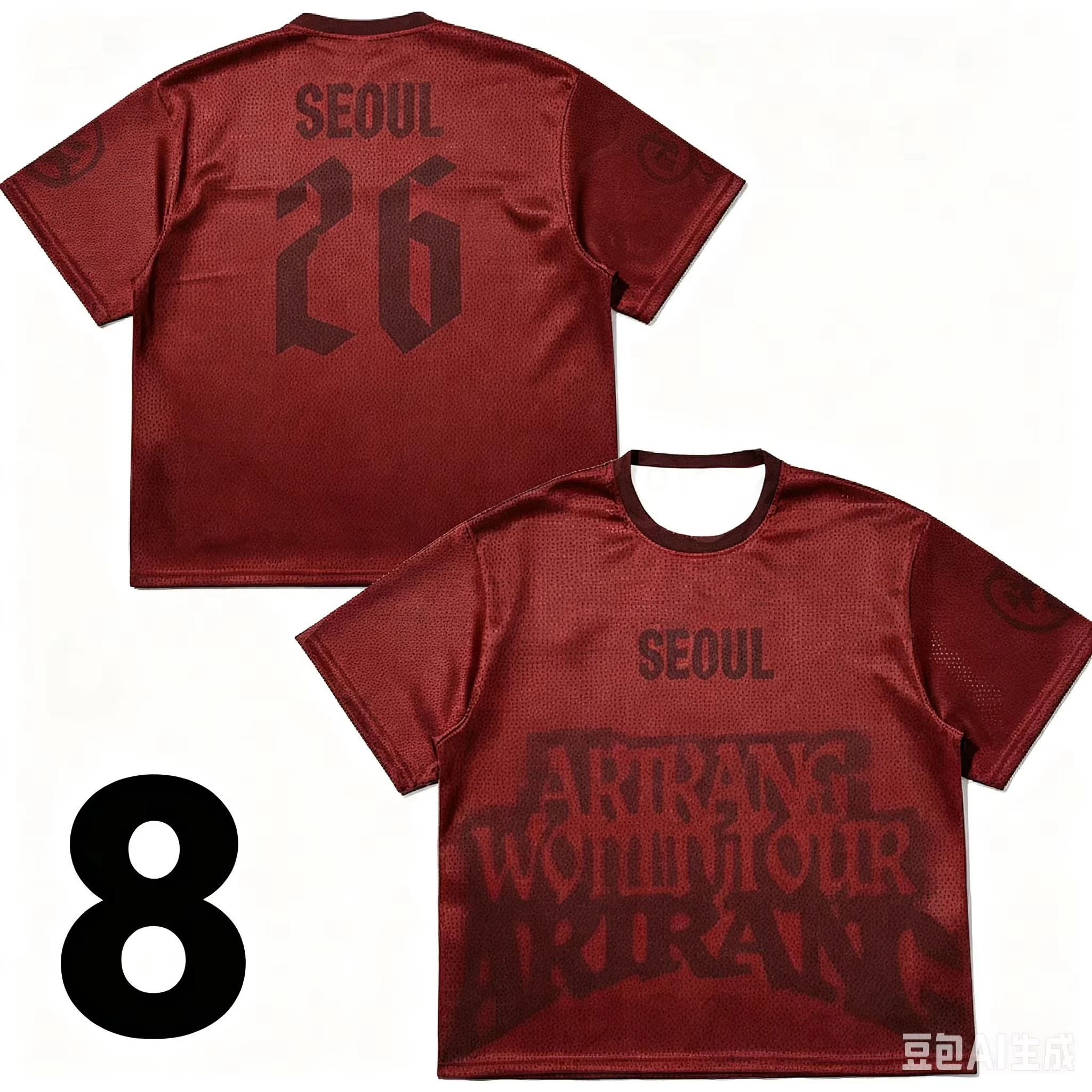 2026 Neue BTS Arirang World Tour für Los Angeles Chicago City Unisex T-Shirt ARMY Y2k Atmungsaktives Schnelltrocknendes Jersey für Männer und Frauen – Detail 13