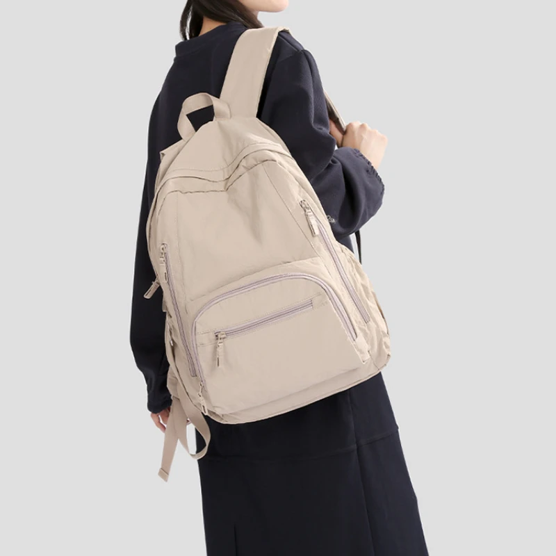 Unisex Large Capacity Travel Backpack, Lightweight Multi-Pocket School Bag, 13 14 15 Inch Laptop Outdoor Backpack