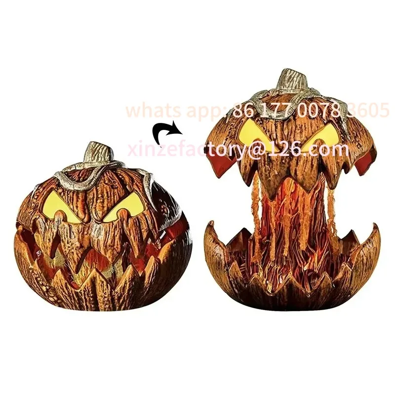 

Customizable New Halloween Pumpkin Noise Activated Pumpkin Animated Talking Decor Lifting Creates a Spooky Atmospheres