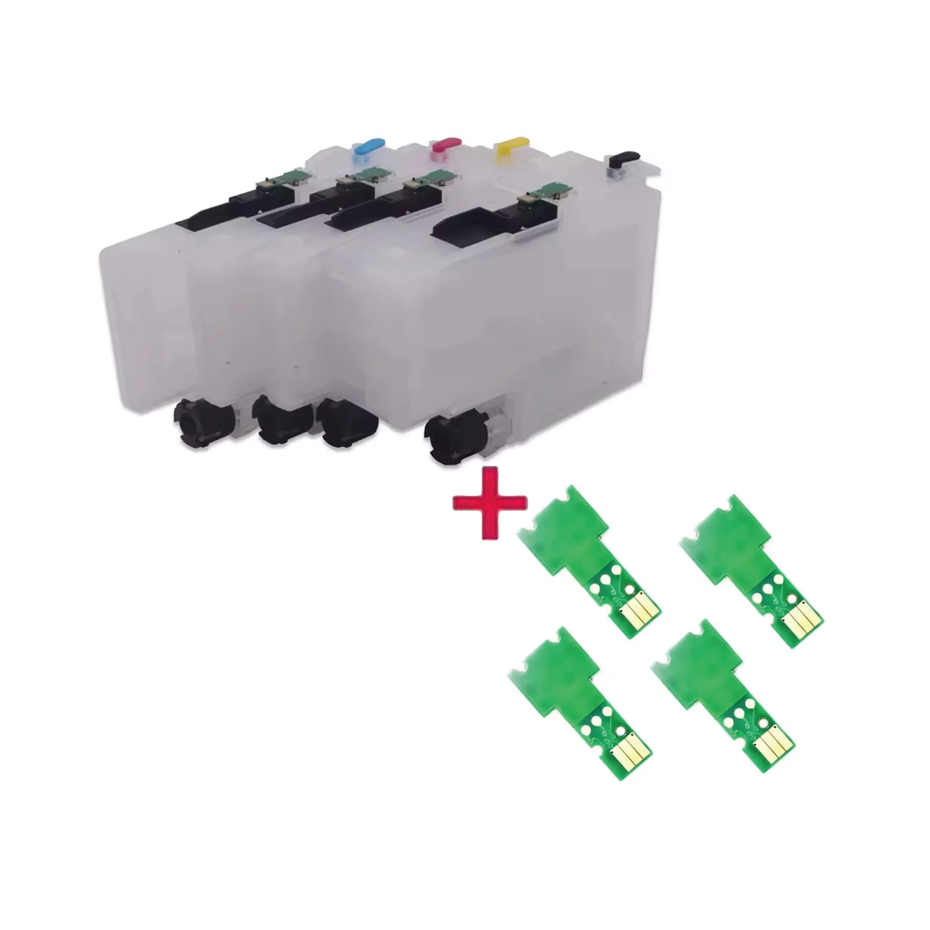 LC406 Refillable Ink Cartridge With Chip For Brother MFC-J4335DW MFC-J4345DW MFC-J4535DW HL-JF1 MFC-J5855DW J5955DW J6555 J6955